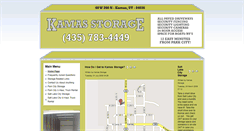 Desktop Screenshot of kamasstorage.com